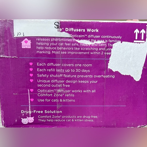 Comfort Zone Multi Cat Calming Diffuser: 3 Pheromone Diffusers & 3 Refills - Picture 9 of 9